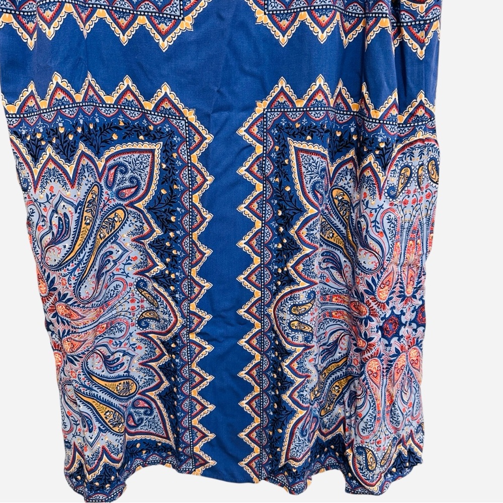J. Jill A Line shift dress with border print paisley pattern Size L - Picture 7 of 12